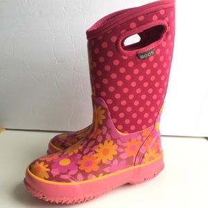 Bogs Youth Kids 2 Girls Pink -30 Snow Boots Water